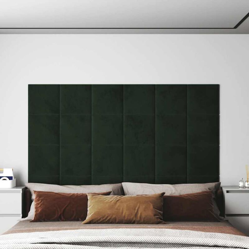 foto del prodotto prolenta premium furniture limited pannelli murali 12 pz verde scuro 60x15 cm
