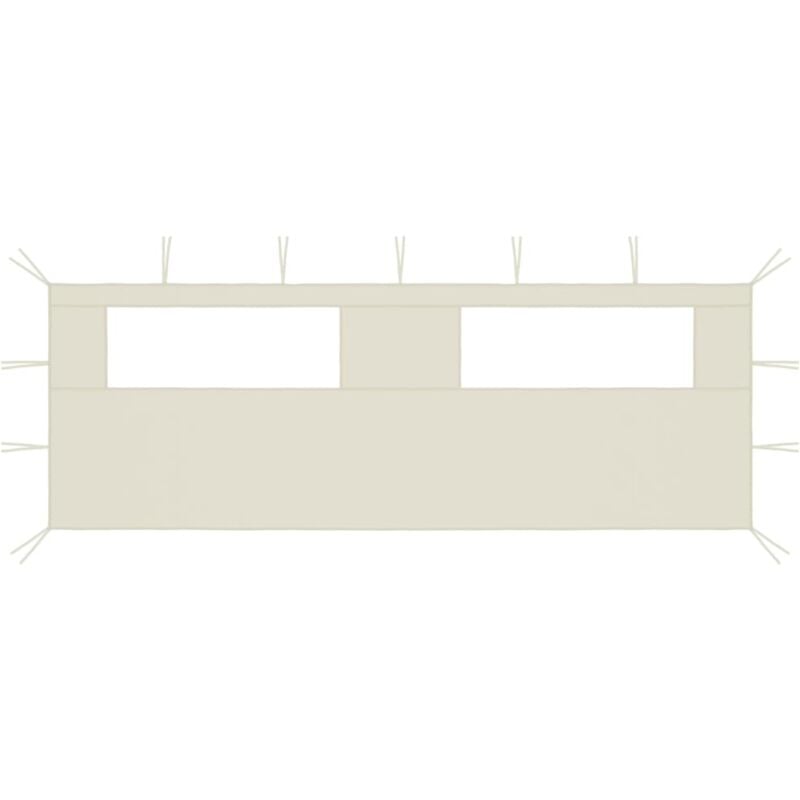 foto del prodotto prolenta premium furniture limited parete con finestre per gazebo 6x2 m crema
