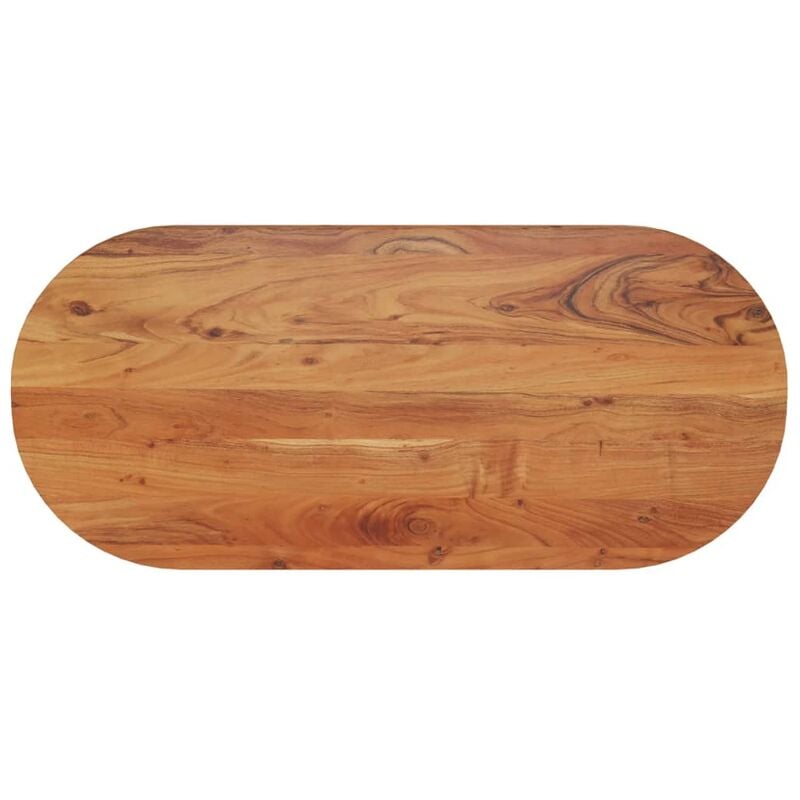 foto del prodotto prolenta premium furniture limited piano tavolo 90x40x3,8 cm ovale in legno