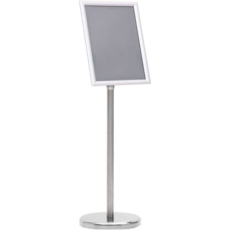 foto del prodotto prolenta premium furniture limited piedistallo per poster a4 argento in lega di