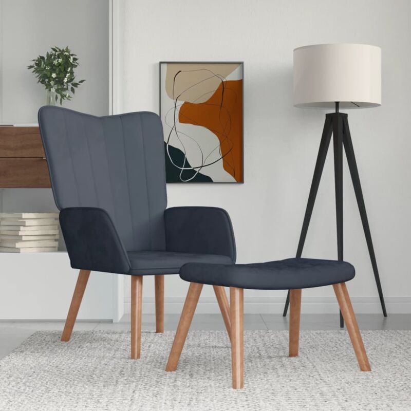 foto del prodotto prolenta premium furniture limited poltrona relax con poggiapiedi grigio scuro