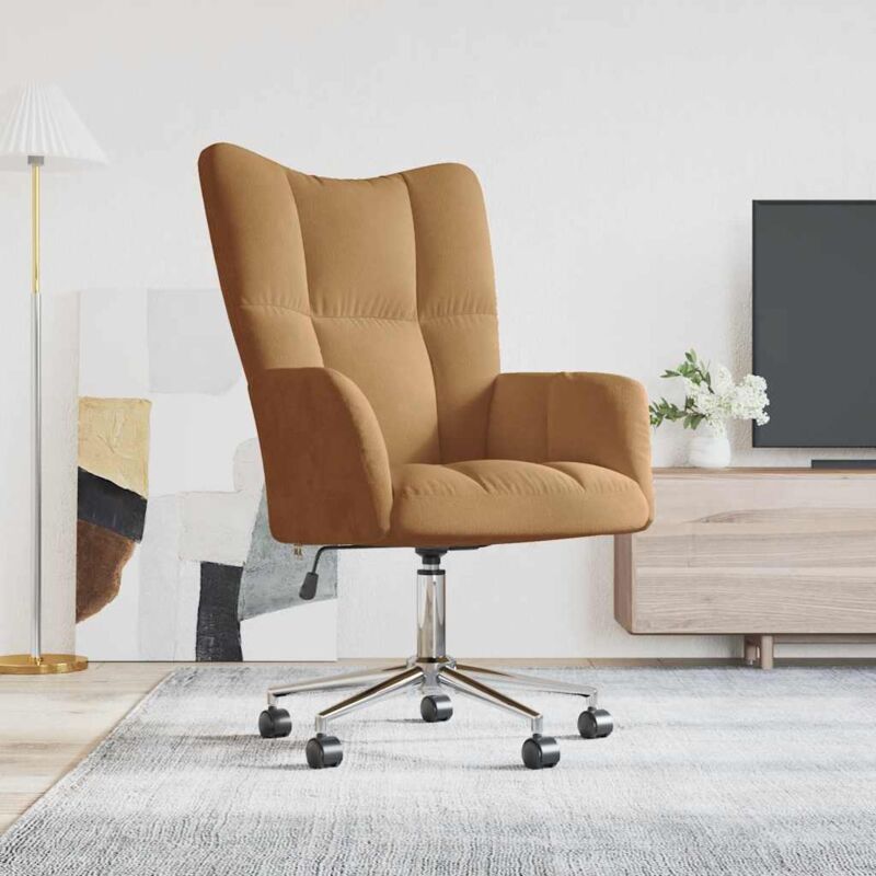 foto del prodotto prolenta premium furniture limited poltrona relax marrone in velluto