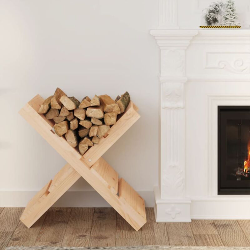 foto del prodotto prolenta premium furniture limited portaceppi 47x39,5x48 cm in legno massello di