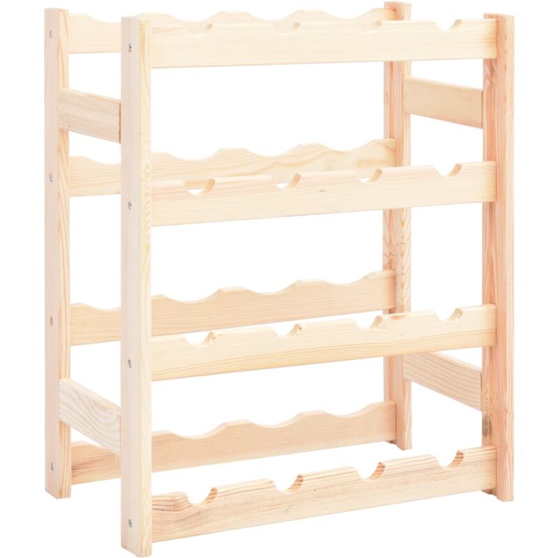 foto del prodotto prolenta premium furniture limited portavini da 16 bottiglie in legno di pino