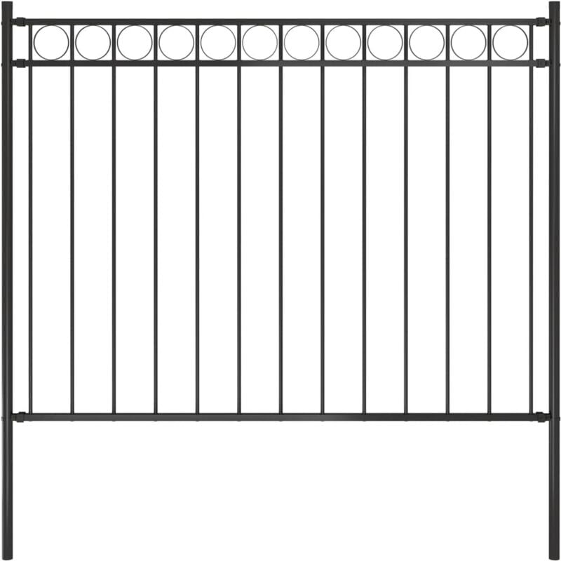 foto del prodotto prolenta premium furniture limited recinzione da giardino in acciaio 1,81x1 m