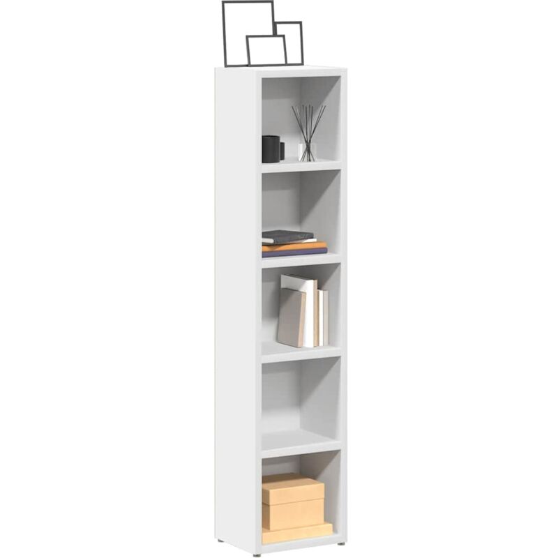 foto del prodotto prolenta premium furniture limited scaffali porta cd 2 pz biancfurniture limited