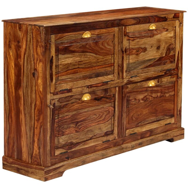 foto del prodotto prolenta premium furniture limited scarpiera 140x35x90 cm in legno massello di