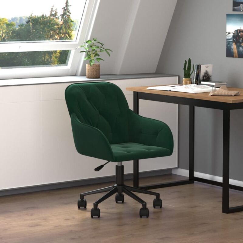 foto del prodotto prolenta premium furniture limited sedia da ufficio girevole verde scuro in