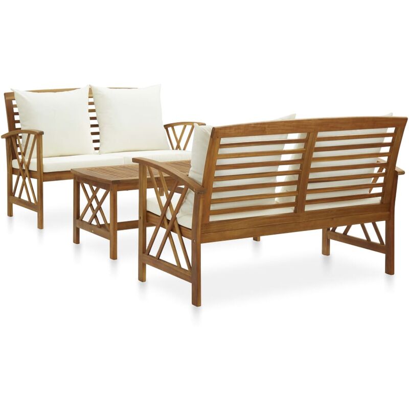 foto del prodotto prolenta premium - furniture limited - set divani da giardino 3 pz con cuscini in