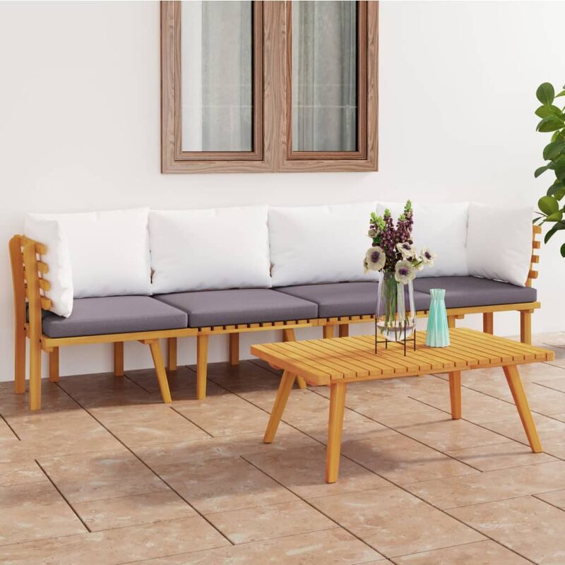 foto del prodotto prolenta premium furniture limited set divani da giardino 4 pz con cuscini in