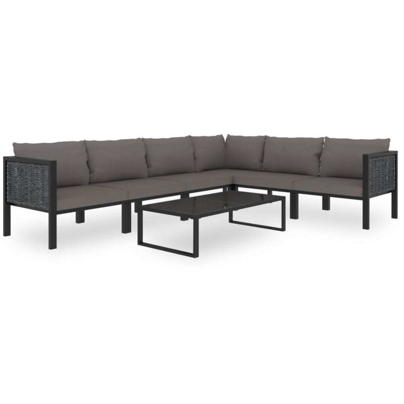 foto del prodotto prolenta premium - furniture limited - set divani da giardino 7 pz con cuscini in