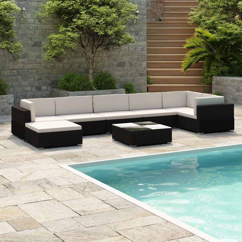 foto del prodotto prolenta premium furniture limited set divani da giardino 8 pz con cuscini in