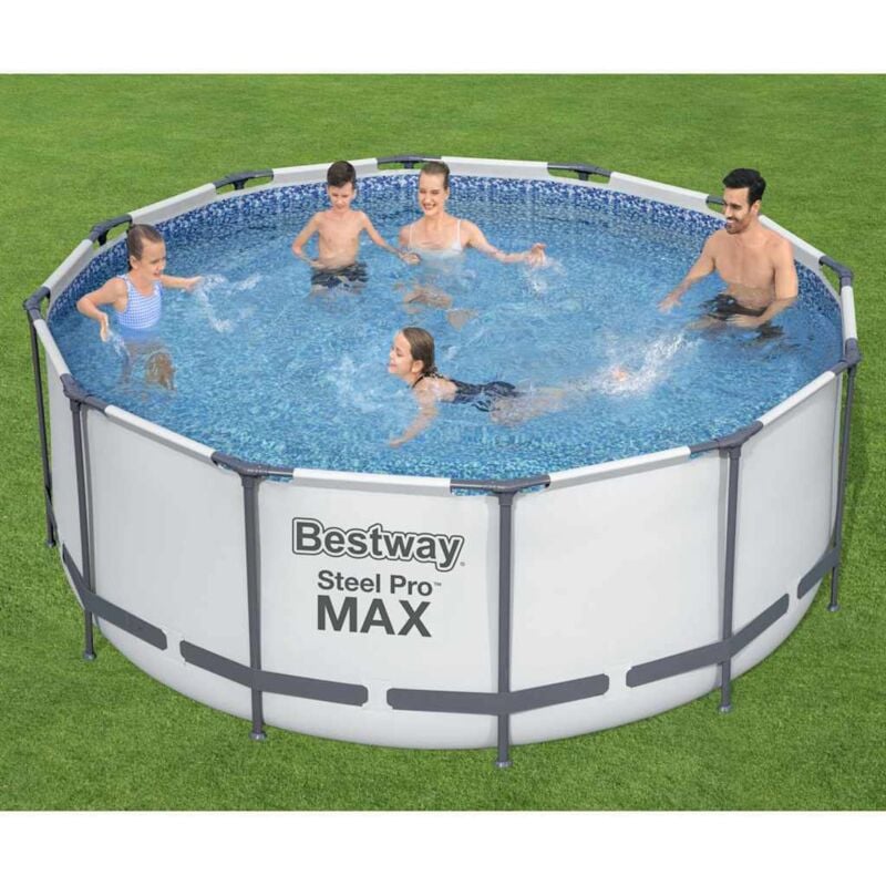 foto del prodotto prolenta premium furniture limited set piscina steel pro max rotonda 366x122 cm