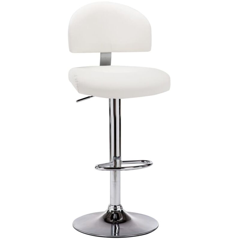 foto del prodotto prolenta premium furniture limited sgabello da bar bianco in similpelle