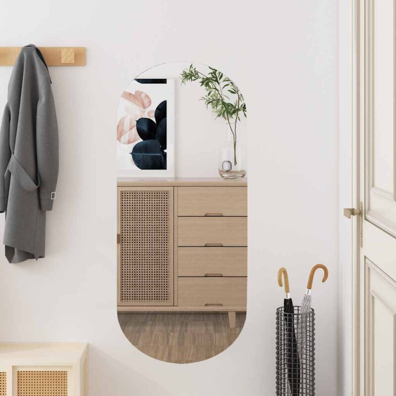 foto del prodotto prolenta premium furniture limited specchio da parete 35x80 cm vetro ovale