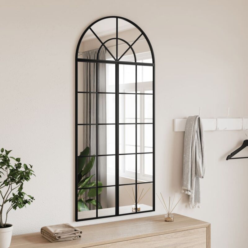 foto del prodotto prolenta premium furniture limited specchio da parete nero 60x130 cm arco in