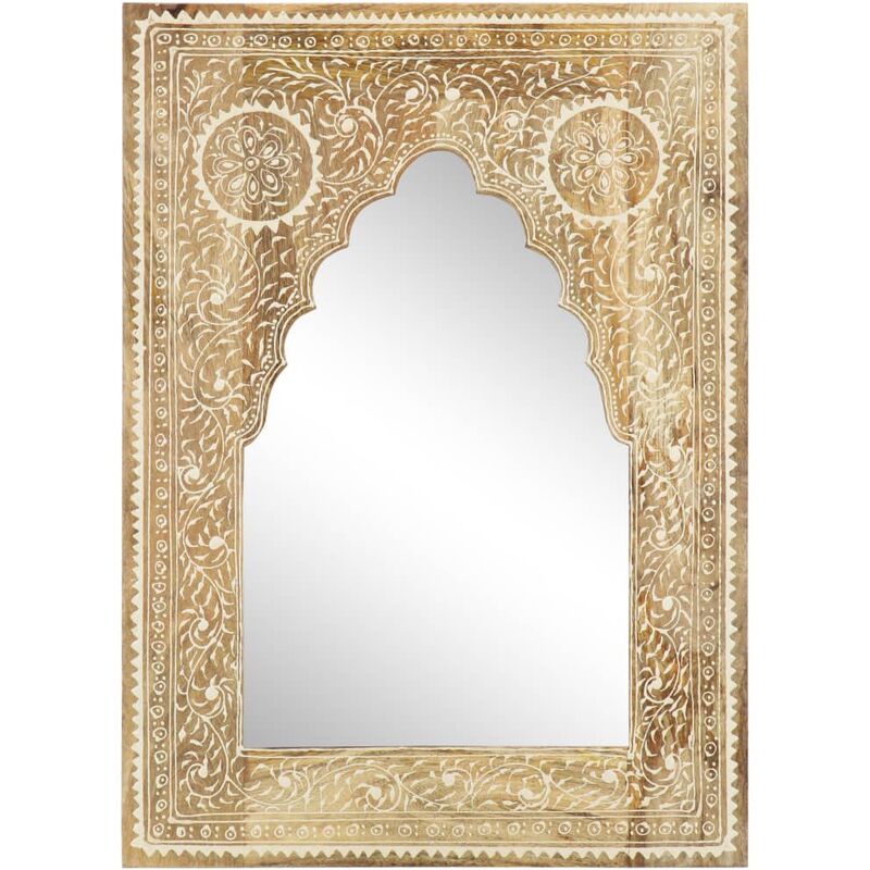 foto del prodotto prolenta premium furniture limited specchio dipinto a mano 40x55 cm in legno