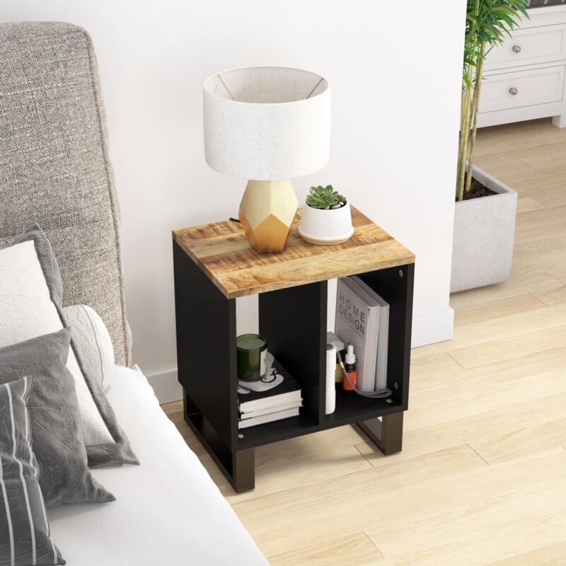 foto del prodotto prolenta premium furniture limited tavolino 40x31x46 cm legno massello mango e