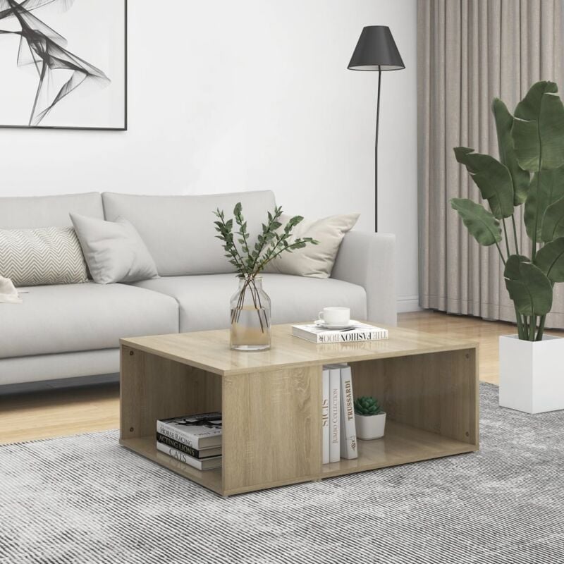 foto del prodotto prolenta premium furniture limited tavolino da salotto rovere sonoma 90x67x33 cm
