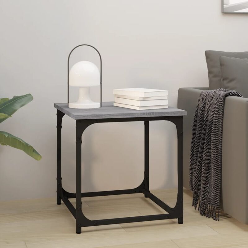 foto del prodotto prolenta premium furniture limited tavolino grigio sonoma 40x40x40 cm in legno
