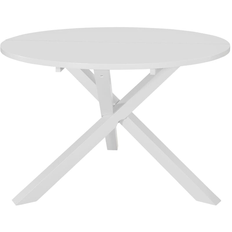 foto del prodotto prolenta premium furniture limited tavolo da pranzo bianco 120x75 cm in mdf