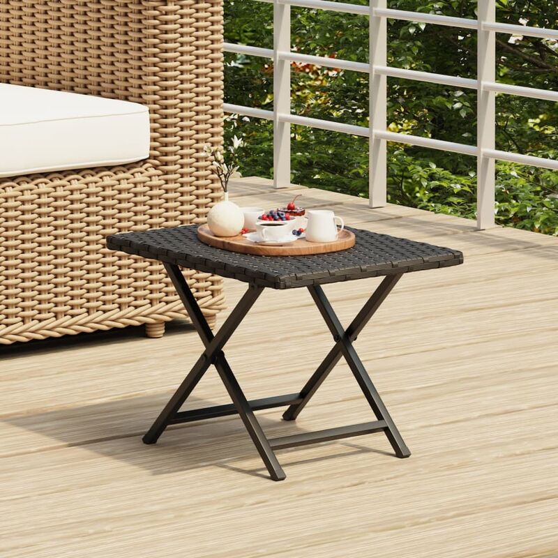 foto del prodotto prolenta premium furniture limited tavolo pieghevole nero 45x35x32 cm in