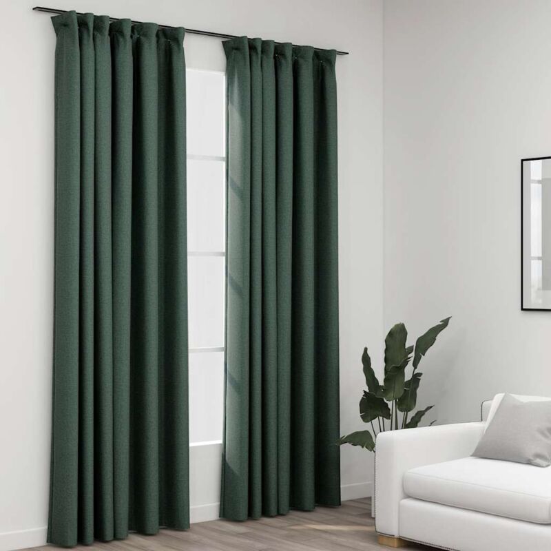 foto del prodotto prolenta premium furniture limited tende oscuranti con ganci effetto lino 2 pz