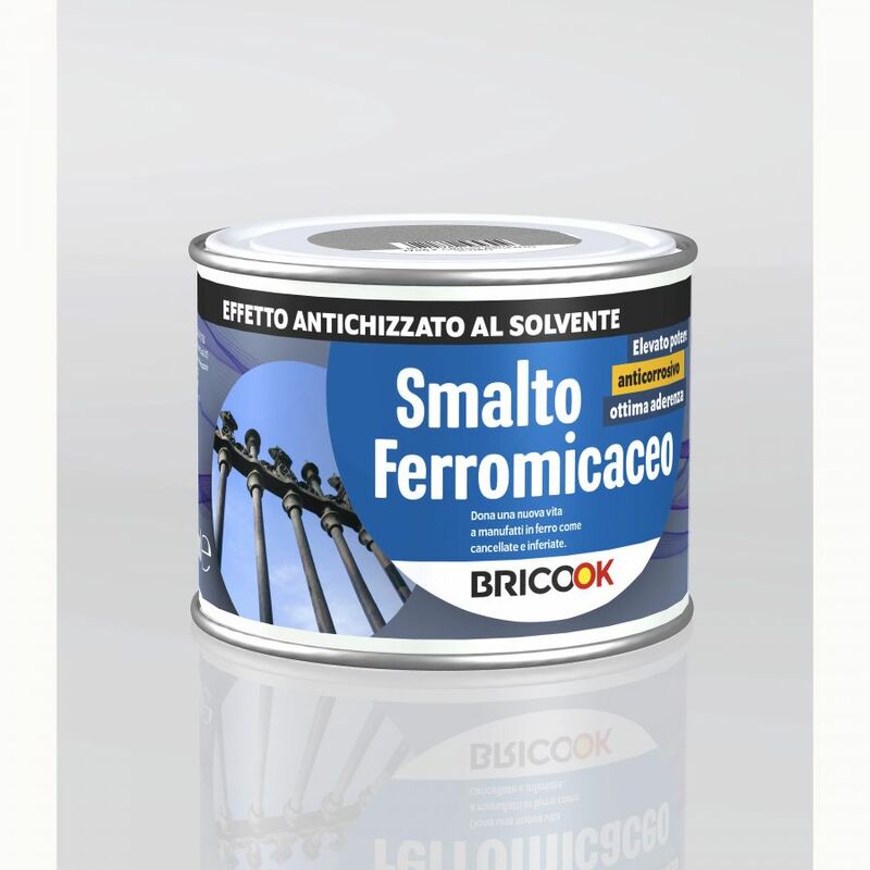 foto del prodotto prolenta premium smalto ferromicaceo ml 500 1704 grigio argento scuro
