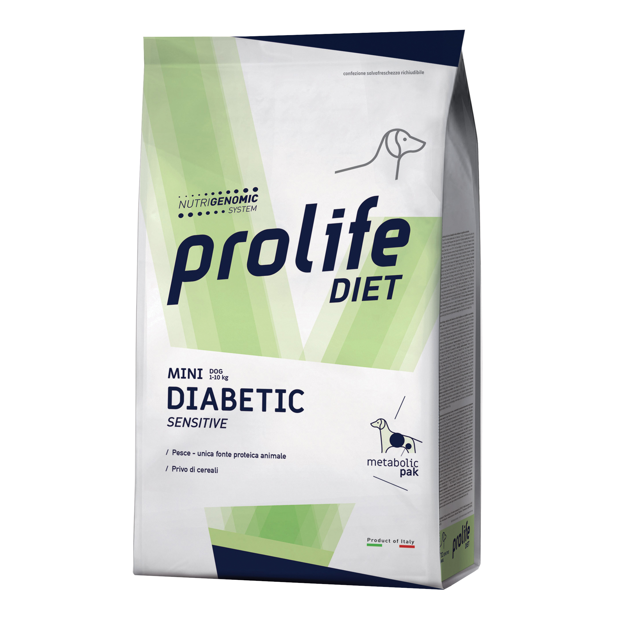foto del prodotto prolife cane diet diabetic sensitive mini 500 gr