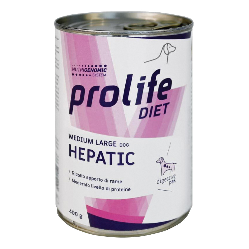 foto del prodotto prolife cane diet hepatic lattina 400 gr