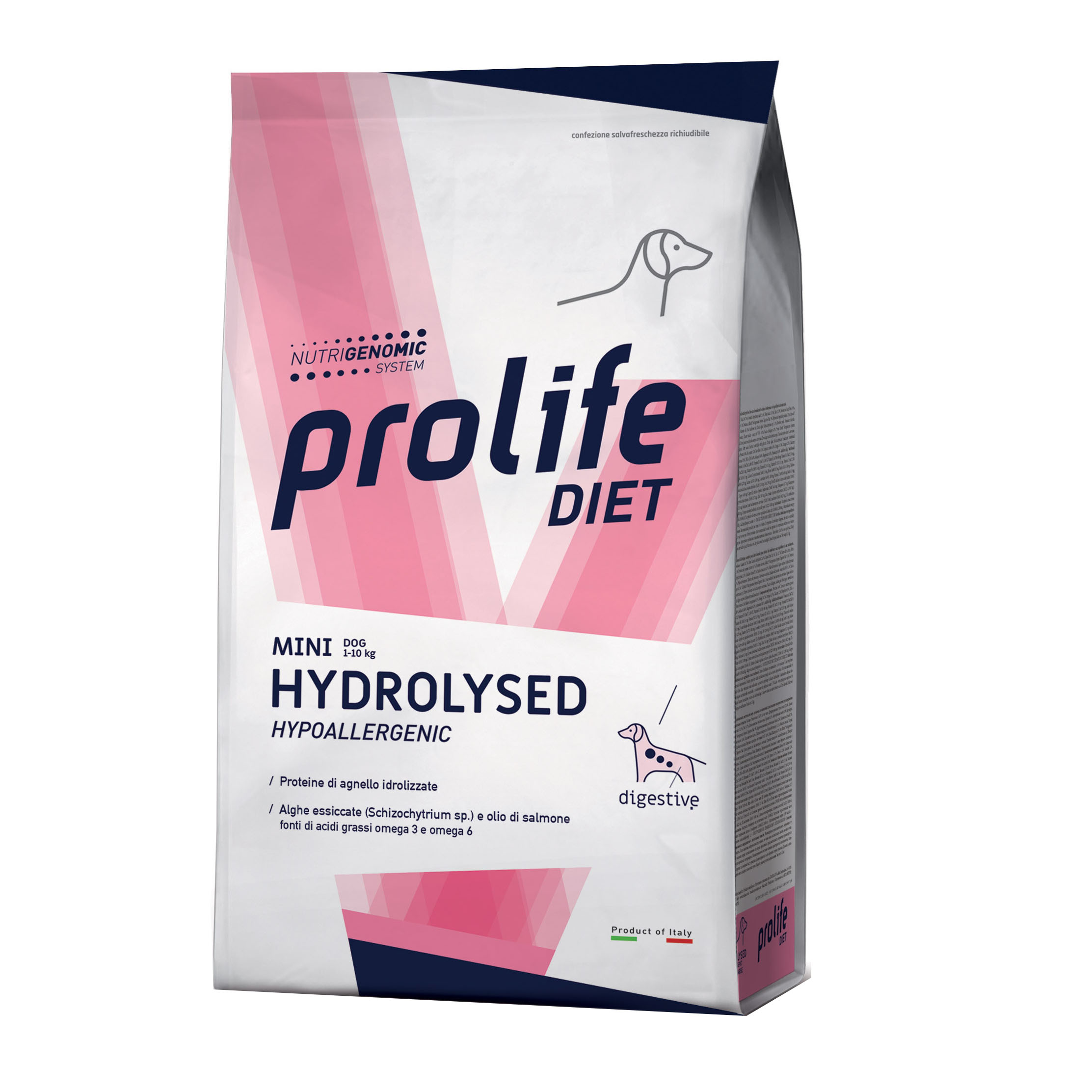 foto del prodotto prolife cane diet hydrolised mini agnello 5 kg