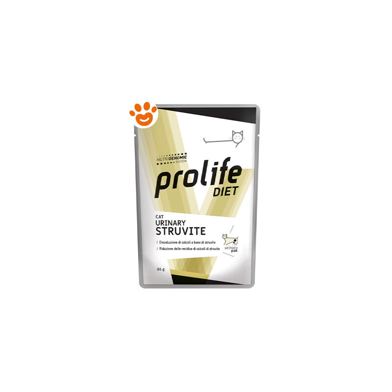 foto del prodotto prolife - cat veterinary urinary struvite cat veterinary urinary struvite - bustina da 85 gr