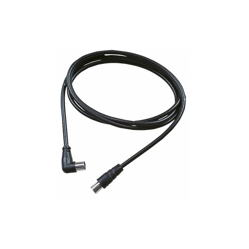 foto del prodotto prolunga antenna tv 1,5 m spina 90 nero