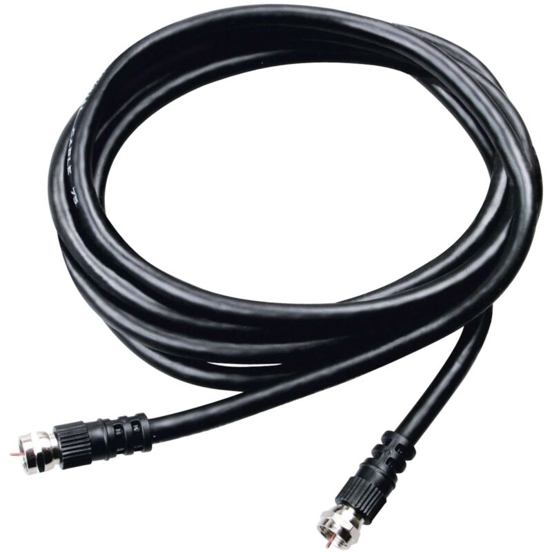 foto del prodotto prolunga antenna tv spine tipo f 2 ml nera