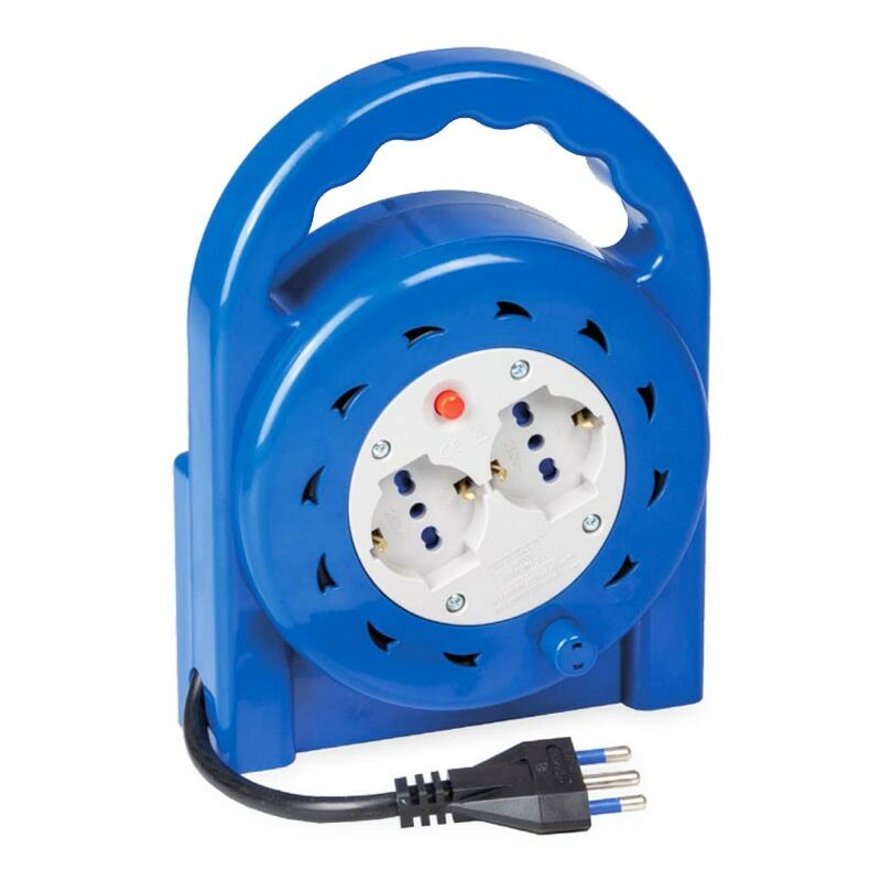 foto del prodotto prolunga avvolgibile master con 2 prese universali 5 metri 04005