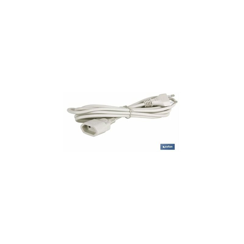 foto del prodotto prolunga bipolare 10a250v spike 4 cavo 3m bianco