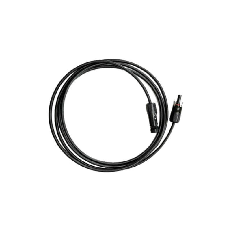 foto del prodotto prolunga di cavo solare 2.5m con connettori integrati colore nero v tac