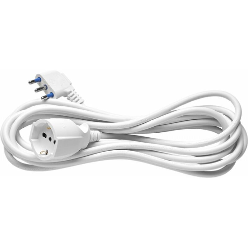 foto del prodotto prolunga elet. 5mt sez. 3x1,50 schuko bianco maurer 16a cf. in blister