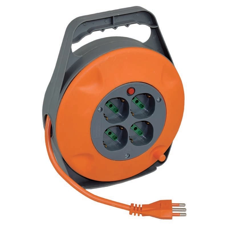 foto del prodotto prolunga elettrica avvolgibile con disgiuntore termico prolunga avv. chiusa 10 mt