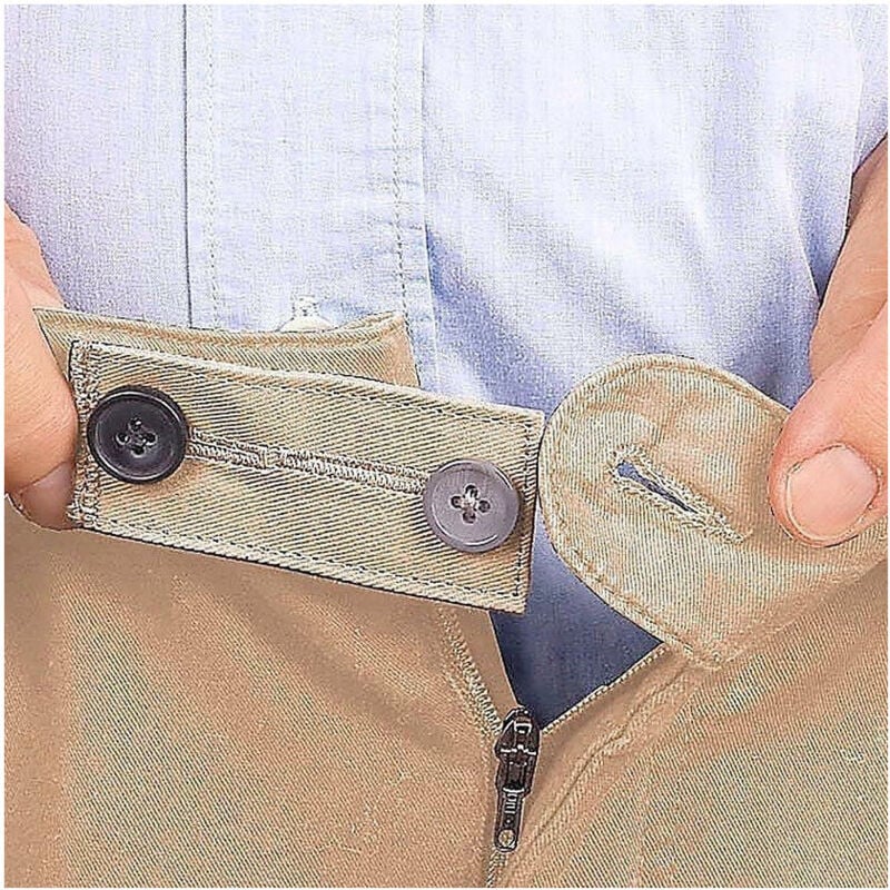 foto del prodotto prolunga estensione girovita aumenta taglia bottone per pantaloni tessuto trade shop traesio
