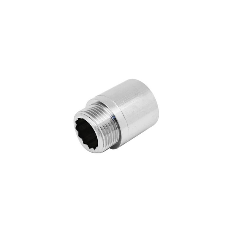 foto del prodotto prolunga filettata mf in ottone cromo ibp 1 2 x 20 conf faidf