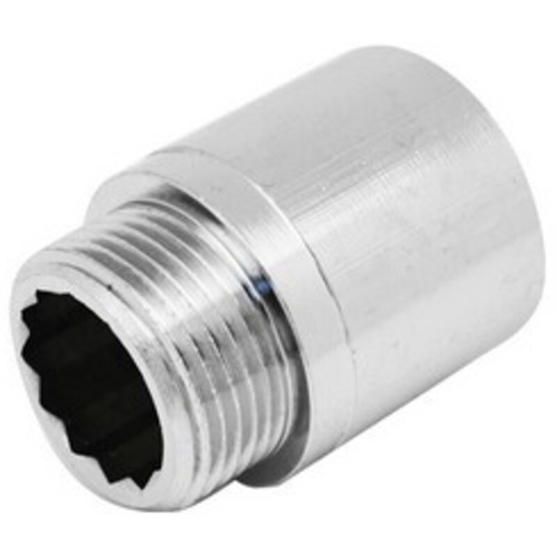 foto del prodotto prolunga filettata mf in ottone cromo ibp 1 2 x 30 -conf