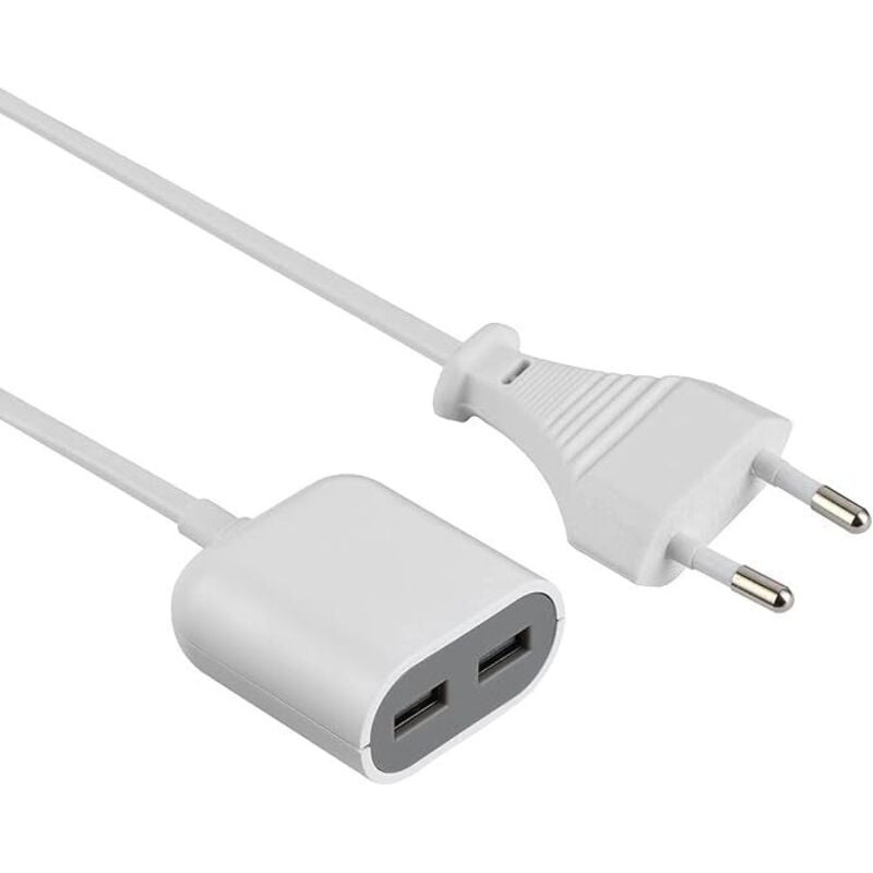 foto del prodotto prolunga gummy line electraline 62653- presa usb tipo a e c