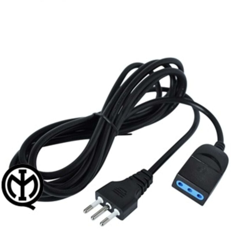 foto del prodotto prolunga lineare 10a 3metri spina 10a nera pep1120 3 bk 