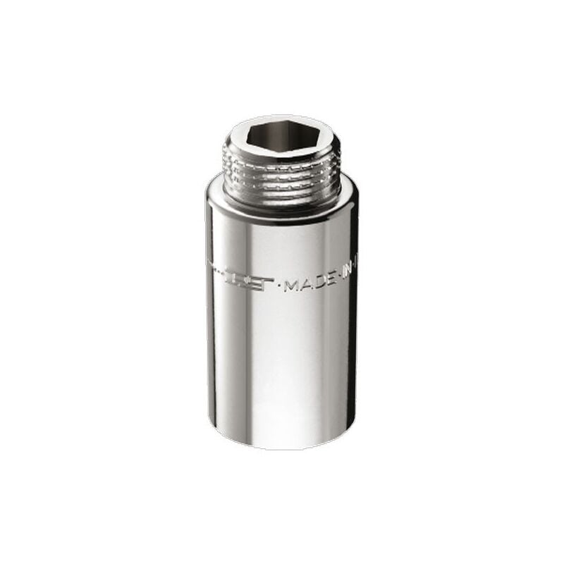 foto del prodotto prolunga maschio femmina in ottone cromato misura 3 8 h.30 mm 00513030cr