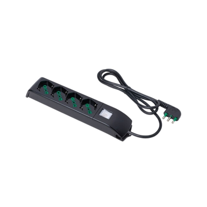 foto del prodotto prolunga multipla 3x1 4p int. nero 410101