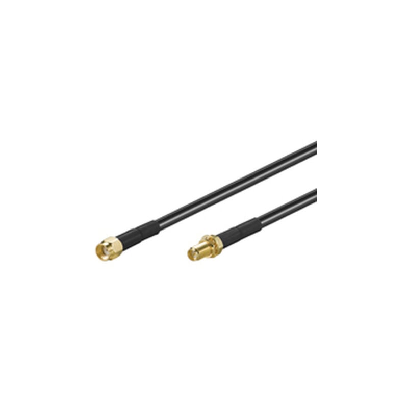 foto del prodotto prolunga per antenne wlan wi fi, spina rp sma presa rp sma. lunghezza del cavo 1 m