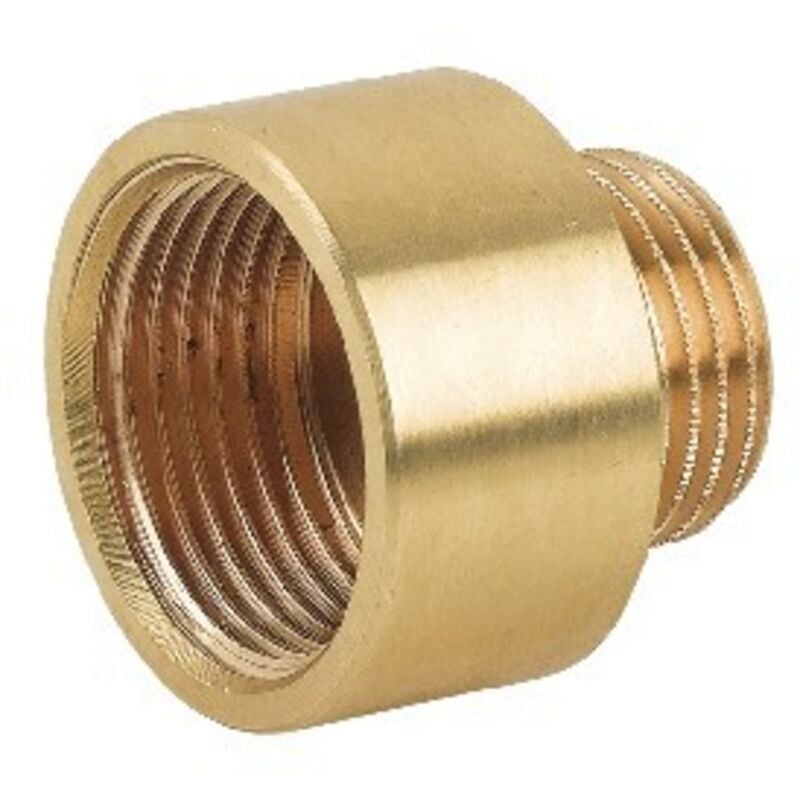 foto del prodotto prolunga ridotta fm in ottone giallo 1/2 x 3/8