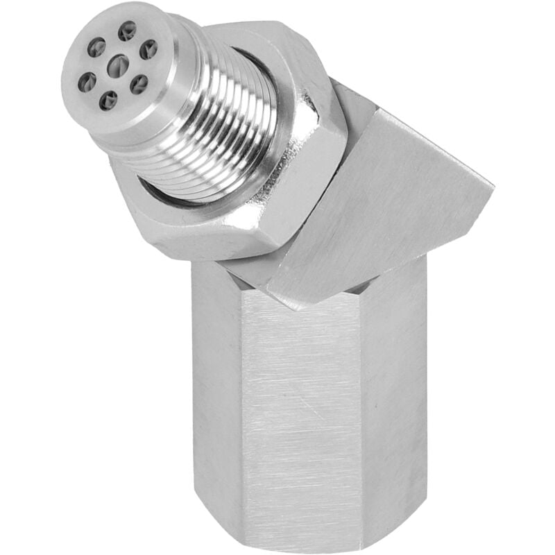 foto del prodotto prolunga sensore di ossigeno a 45 distanziatore adattatore filettato m18x1,5 convertitore catalitico fissa cel eosnow