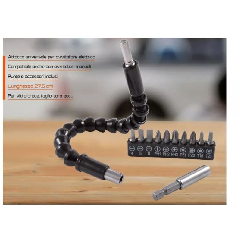 foto del prodotto prolunga snodabile per avvitatore euromarketing flexy driver 180 